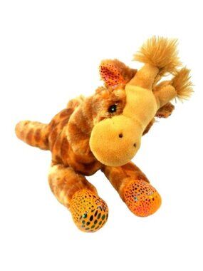 Adventure Planet Giraffe Plush Orange Brown Sparkle Hooves Stuffed Animal Toy